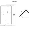 Душевая кабина Niagara Luxe NG-7702DM (1000x1010х2120) низкий поддон (15см) стенки мрамор Душевая кабина Niagara Luxe NG-7702DM (1000x1010х2120) низкий поддон (15см) стенки мрамор