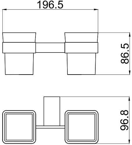 Стакан Allen Brau Infinity 6.21003-BN никель браш Стакан Allen Brau Infinity 6.21003-BN никель браш