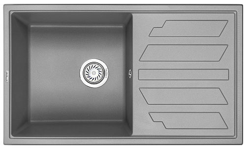 Кухонная мойка Granula 8601, АЛЮМИНИУМ, кварц 860х500 Кухонная мойка Granula 8601, АЛЮМИНИУМ, кварц 860х500