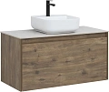Тумба под раковину Aquanet Nova Lite 100 дуб рустикальный (1 ящик) 00249520 Тумба под раковину Aquanet Nova Lite 100 дуб рустикальный (1 ящик) 00249520