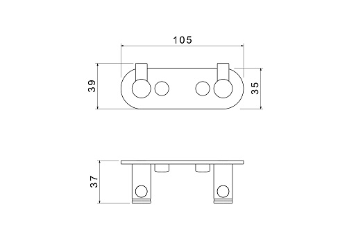 Крючок Aquatek Европа AQ4102BG золото шлифованное Крючок Aquatek Европа AQ4102BG золото шлифованное