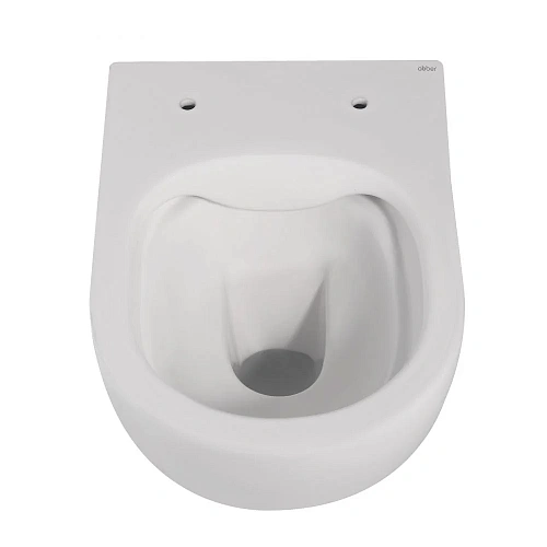 Унитаз подвесной ABBER Bequem AC1100MW белый матовый, безободковый с крышкой микролифт Унитаз подвесной ABBER Bequem AC1100MW белый матовый, безободковый с крышкой микролифт