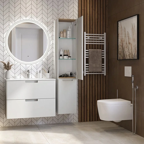 Шкаф-пенал PRATO Прато п6к-35 Лайт правый МАТ 240 04-00035-00 02 ЛТ светло-серый матовый Шкаф-пенал PRATO Прато п6к-35 Лайт правый МАТ 240 04-00035-00 02 ЛТ светло-серый матовый