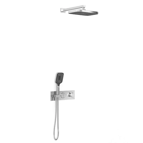 Душевая система Vincea VSFW-422T1CH встраиваемая, термостатический, 2 режима, хром Душевая система Vincea VSFW-422T1CH встраиваемая, термостатический, 2 режима, хром