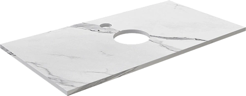 Комплект мебели DIWO Элиста 100 белая с раковиной Moduo 55 Leaf 567780 Комплект мебели DIWO Элиста 100 белая с раковиной Moduo 55 Leaf 567780