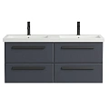 Тумба под раковину CEZARES ECO-1200-4C-SO-2-GR-P Grafito подвесная Тумба под раковину CEZARES ECO-1200-4C-SO-2-GR-P Grafito подвесная