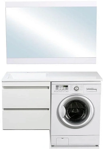 Тумба под раковину Style Line Даллас 110 люкс PLUS эмаль белый СС-00002350 Тумба под раковину Style Line Даллас 110 люкс PLUS эмаль белый СС-00002350