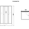 Душевая кабина Niagara Promo P100/26Q/MT/BK (1000х1000х2000) Душевая кабина Niagara Promo P100/26Q/MT/BK (1000х1000х2000)