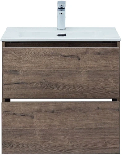 Тумба под раковину Aquanet Lino 60 (Flat) дуб веллингтон 00287541 Тумба под раковину Aquanet Lino 60 (Flat) дуб веллингтон 00287541