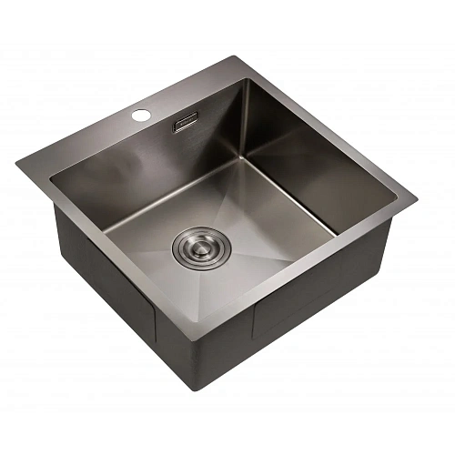 Кухонная мойка Milacio Denia 51 Steel (MC.77489) сталь воронёная Кухонная мойка Milacio Denia 51 Steel (MC.77489) сталь воронёная