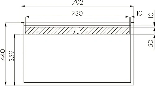 Столешница Aquaton Лофт Фабрик 80 дуб кантри 1A243003LTDY0 Столешница Aquaton Лофт Фабрик 80 дуб кантри 1A243003LTDY0