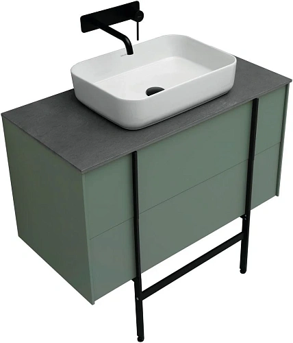 Тумба под раковину Allen Brau Reality 90 1.32006.CGM олива матовый Тумба под раковину Allen Brau Reality 90 1.32006.CGM олива матовый