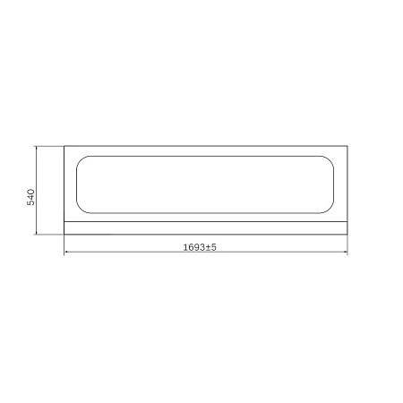 Экран для ванны фронтальный AM.PM Like W80A-170-070W-P A0 170х70 см Экран для ванны фронтальный AM.PM Like W80A-170-070W-P A0 170х70 см