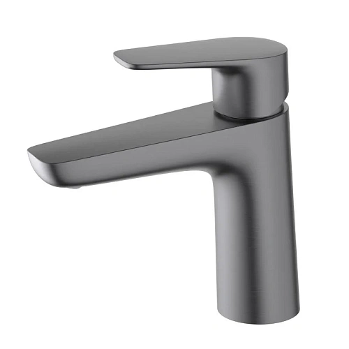 Смеситель для раковины Aquatek Бетта AQ1110BGM черный хром шлифованный Смеситель для раковины Aquatek Бетта AQ1110BGM черный хром шлифованный