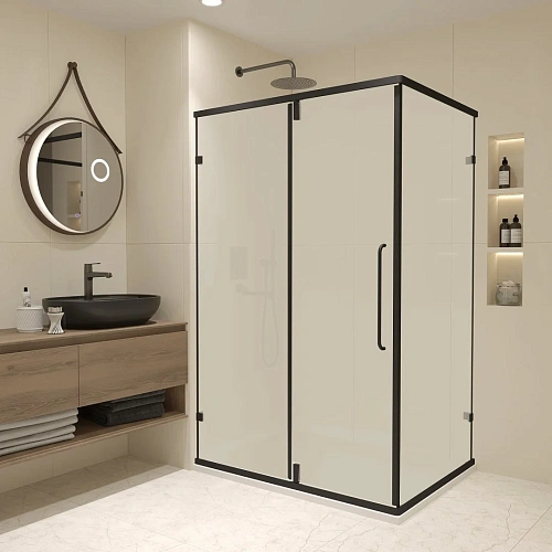 Душевой уголок RGW CL-046B 1000x800 мм 350904608-24 черный Easy Clean Душевой уголок RGW CL-046B 1000x800 мм 350904608-24 черный Easy Clean