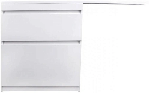 Тумба под раковину Style Line Даллас 140, люкс PLUS, белая СС-00002337 Тумба под раковину Style Line Даллас 140, люкс PLUS, белая СС-00002337