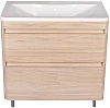 Тумба под раковину Style Line Атлантика 80, Люкс ясень перламутр, PLUS ЛС-00000688