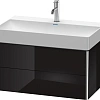 Тумба под раковину Duravit XSquare XS416204040 подвесная 78 см черный глянцевый Тумба под раковину Duravit XSquare XS416204040 подвесная 78 см черный глянцевый