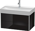 Тумба под раковину Duravit XSquare XS416204040 подвесная 78 см черный глянцевый Тумба под раковину Duravit XSquare XS416204040 подвесная 78 см черный глянцевый
