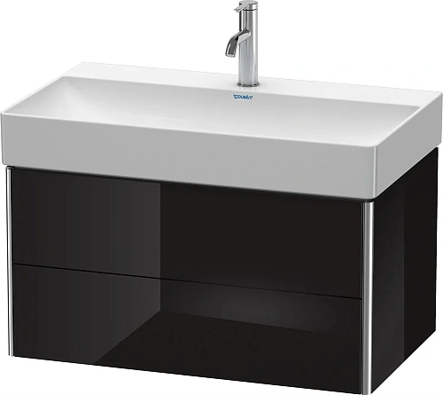 Тумба под раковину Duravit XSquare XS416204040 подвесная 78 см черный глянцевый Тумба под раковину Duravit XSquare XS416204040 подвесная 78 см черный глянцевый