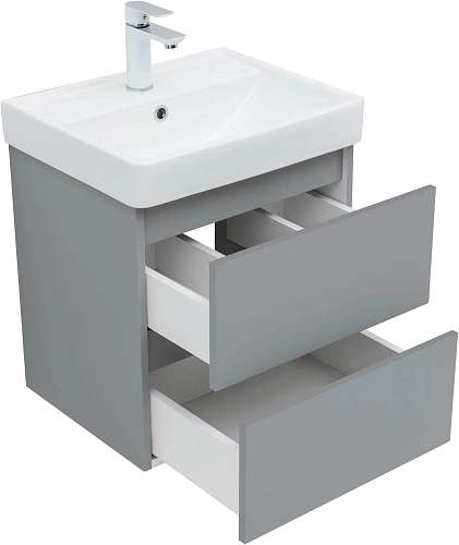 Тумба под раковину Aquanet Вега 2.0 50 мисти грин 00337958 подвесная Тумба под раковину Aquanet Вега 2.0 50 мисти грин 00337958 подвесная