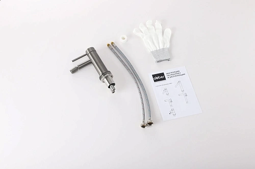 Смеситель для биде ABBER Wasser Kreis 316 AF8124BGG оружейная сталь брашированная Смеситель для биде ABBER Wasser Kreis 316 AF8124BGG оружейная сталь брашированная