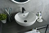 Картинка анонса товара «раковина gid n9001 51101 накладная белая 45x45x17»