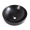 Картинка анонса товара «раковина belbagno bb1315-h301 410x410x130 черная матовая»