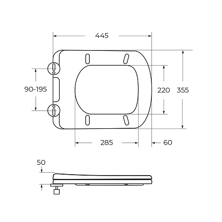 Крышка-сиденье BelBagno PRADO BB10150SC Крышка-сиденье BelBagno PRADO BB10150SC