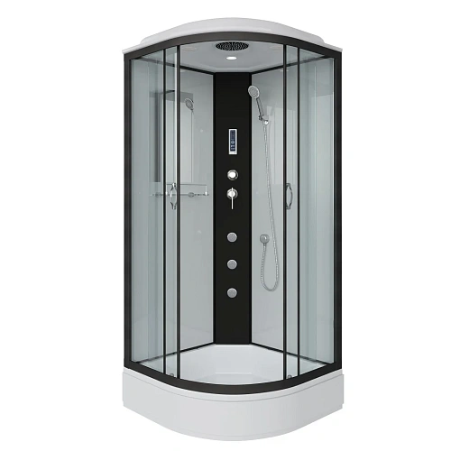 Душевая кабина Niagara Classic NG-6703-14F (800х800х2150) средний поддон (26см) стекло прозрачное черные профиля 67031414F Душевая кабина Niagara Classic NG-6703-14F (800х800х2150) средний поддон (26см) стекло прозрачное черные профиля 67031414F