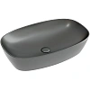 Раковина Ceramica Nova ELEMENT CN6049MDH Темный Антрацит матовый накладная