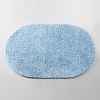 Коврик WasserKRAFT Dill BM-3946 Crystal Blue голубой Коврик WasserKRAFT Dill BM-3946 Crystal Blue голубой