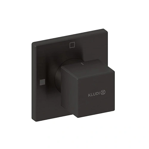 Переключатель потоков Kludi DECUS 54847N275 на 2 положения оружейная сталь Переключатель потоков Kludi DECUS 54847N275 на 2 положения оружейная сталь