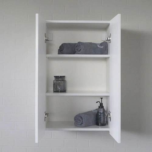 Шкаф Comforty 50 см 00-00017833 универсальный, белый глянец Шкаф Comforty 50 см 00-00017833 универсальный, белый глянец