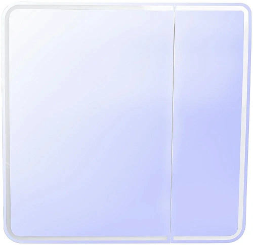 Зеркальный шкаф Style Line Каре 80x80 с подсветкой, сенсор на зеркале СС-00002276 Зеркальный шкаф Style Line Каре 80x80 с подсветкой, сенсор на зеркале СС-00002276