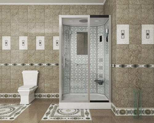 Душевая кабина Niagara Luxe NG-7711WR (900x1200х2150) низкий поддон стенки белые Душевая кабина Niagara Luxe NG-7711WR (900x1200х2150) низкий поддон стенки белые