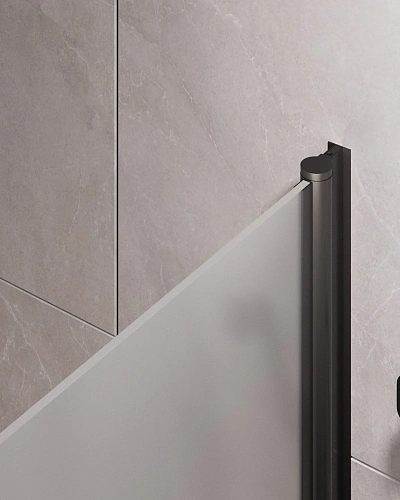 Шторка на ванну Timo TCM-70/03F-6 на монопетле 1400x700, профиль черный, стекло матовое 6 мм Шторка на ванну Timo TCM-70/03F-6 на монопетле 1400x700, профиль черный, стекло матовое 6 мм