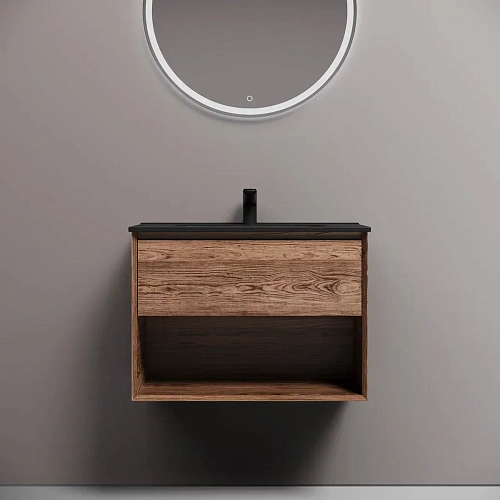 Тумба под раковину Sancos Marmi 1.0 MR1.070ECH 690х445х520 дуб чарльстон, подвесная Тумба под раковину Sancos Marmi 1.0 MR1.070ECH 690х445х520 дуб чарльстон, подвесная