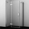 Душевой уголок WasserKRAFT Aller 10H10LWHITE белый/хром Душевой уголок WasserKRAFT Aller 10H10LWHITE белый/хром