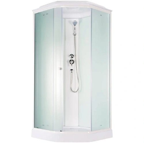 Душевая кабина Parly P911F 900x900 профиль белый, стекло матовое Душевая кабина Parly P911F 900x900 профиль белый, стекло матовое