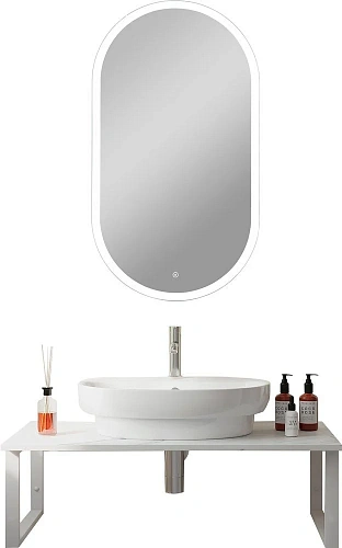 Комплект мебели DIWO Элиста 100 белый мрамор, с раковиной Самара 0116 555941 Комплект мебели DIWO Элиста 100 белый мрамор, с раковиной Самара 0116 555941