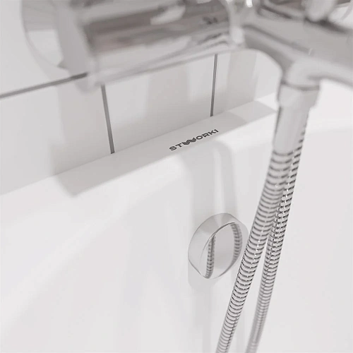 Акриловая ванна STWORKI Хельсинки 170x70 с каркасом, прямоугольная, российская, пристенная, встраива 488735 Акриловая ванна STWORKI Хельсинки 170x70 с каркасом, прямоугольная, российская, пристенная, встраива 488735