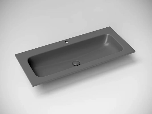 Раковина Ceramica Nova Grace CN7013MDH 1010x457x137 мм мебельная, темный антрацит матовый Раковина Ceramica Nova Grace CN7013MDH 1010x457x137 мм мебельная, темный антрацит матовый