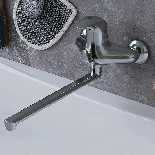 Смеситель для ванны Damixa SPACE 109000000 с длинным изливом Смеситель для ванны Damixa SPACE 109000000 с длинным изливом