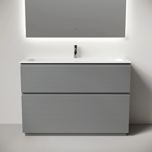 Тумба под раковину SANCOS Folk Floor FL120FES 1190х445х850 Ergraut soft, напольная Тумба под раковину SANCOS Folk Floor FL120FES 1190х445х850 Ergraut soft, напольная