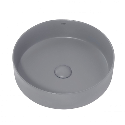 Раковина ABBER Bequem AC2109MG накладная, серая матовая Раковина ABBER Bequem AC2109MG накладная, серая матовая