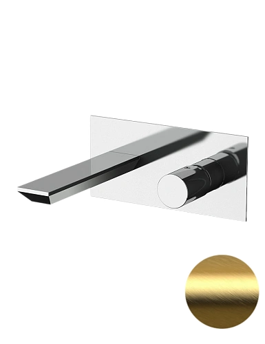 Смеситель для раковины Remer Edge EG515BG, золото брашированное Смеситель для раковины Remer Edge EG515BG, золото брашированное