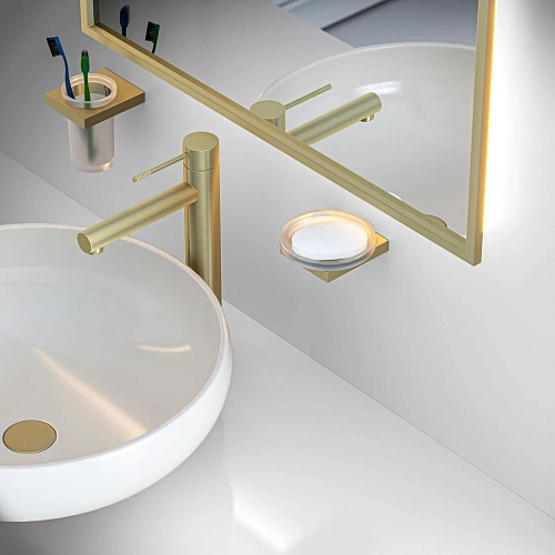 Мыльница Timo Petruma 15221/17 золото матовое Мыльница Timo Petruma 15221/17 золото матовое