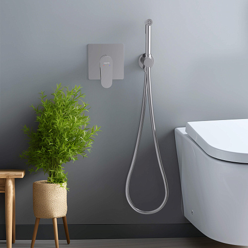 Гигиенический душ Aquatek ОБЕРОН AQ1219CR Хром, встраиваемый Гигиенический душ Aquatek ОБЕРОН AQ1219CR Хром, встраиваемый