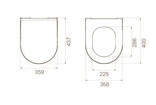 Крышка-сиденье Boheme Bianca 966-3-W белая глянцевая Крышка-сиденье Boheme Bianca 966-3-W белая глянцевая